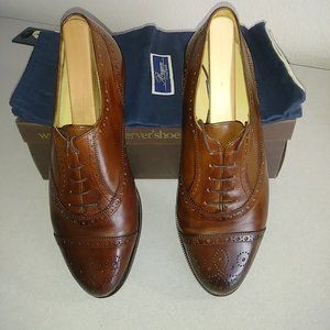 Vintage Cole Haan Bragano, Chestnut, Size 9M, Made in Italy, NEVER WORN!